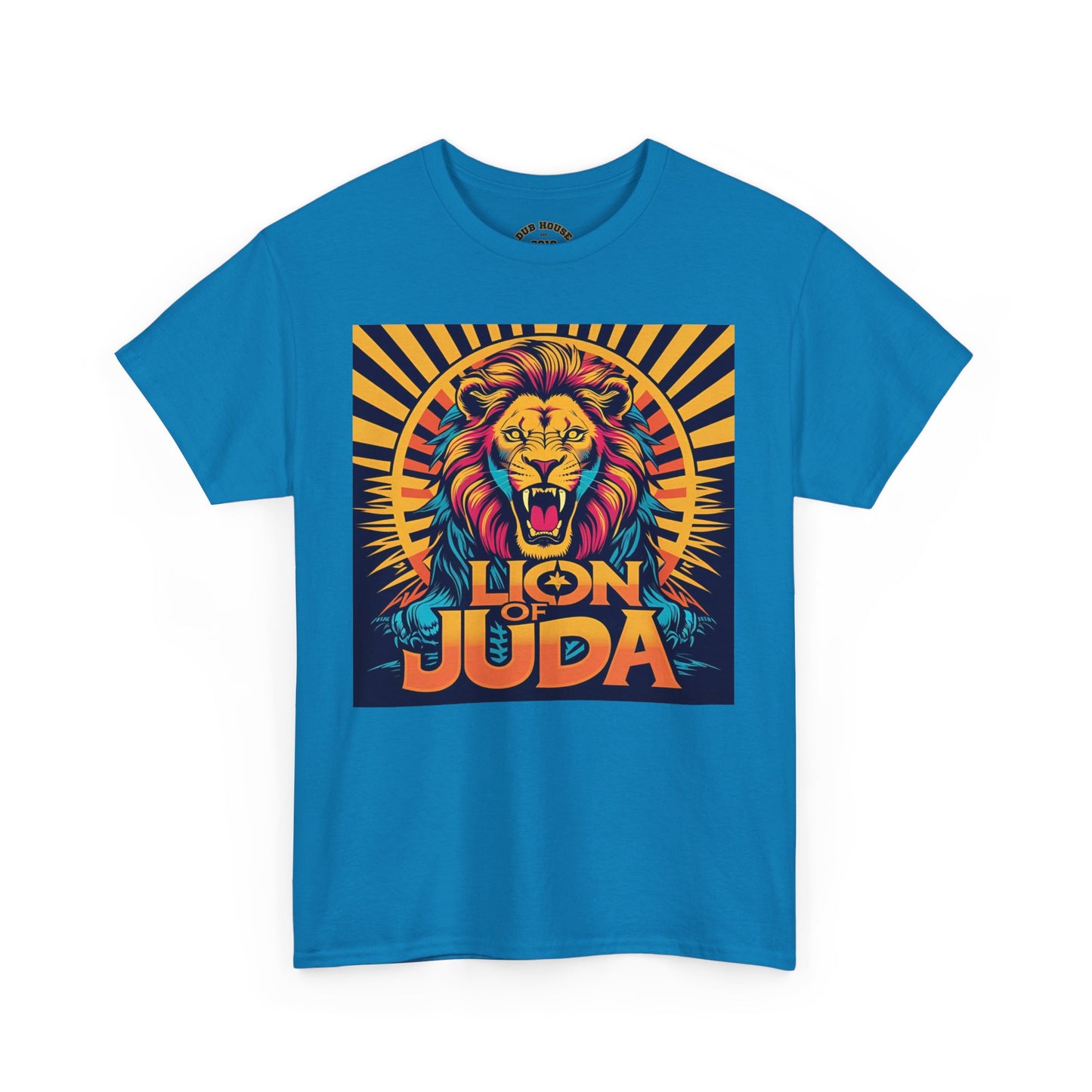 Lion of Judah Tee, Graphic T-Shirt for Faith, Unisex Casual Wear, Animal Lover Gift, Festival Apparel, Stylish Comfort