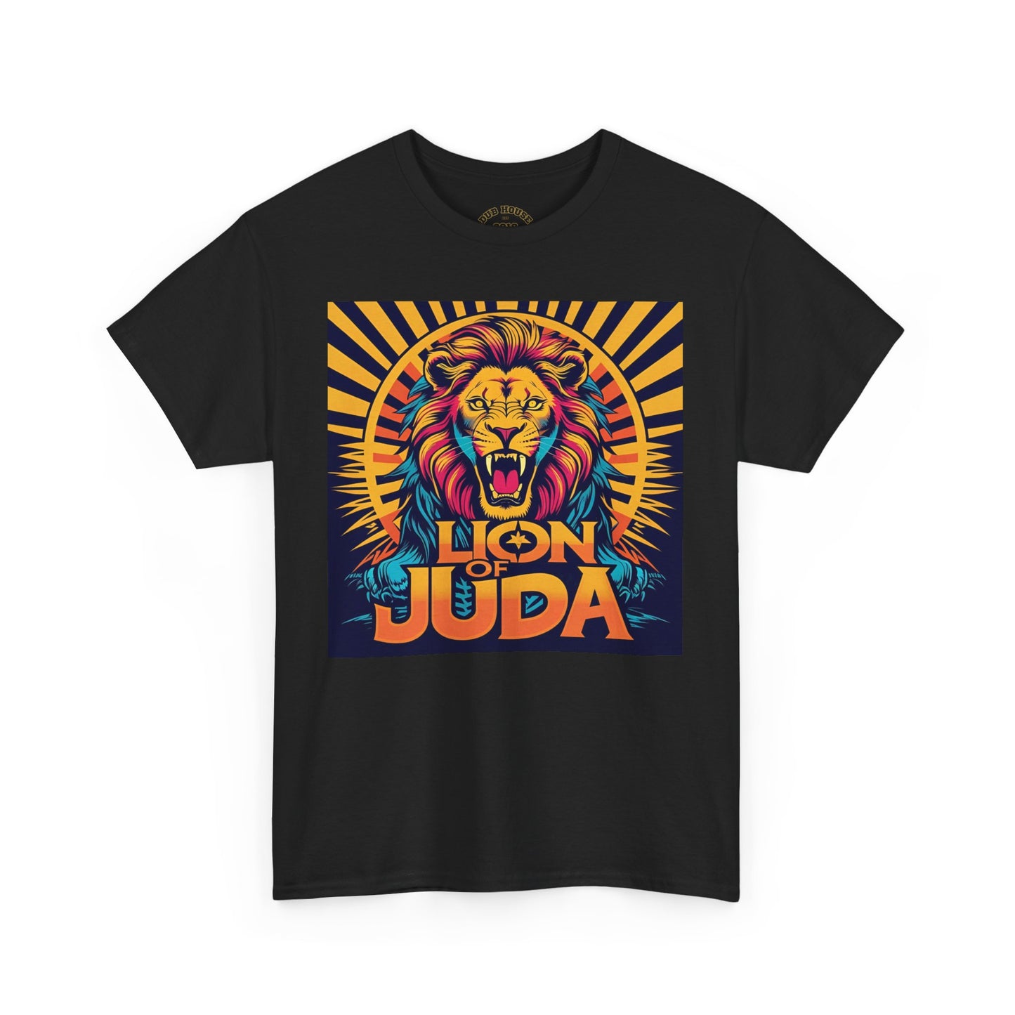 Lion of Judah Tee, Graphic T-Shirt for Faith, Unisex Casual Wear, Animal Lover Gift, Festival Apparel, Stylish Comfort