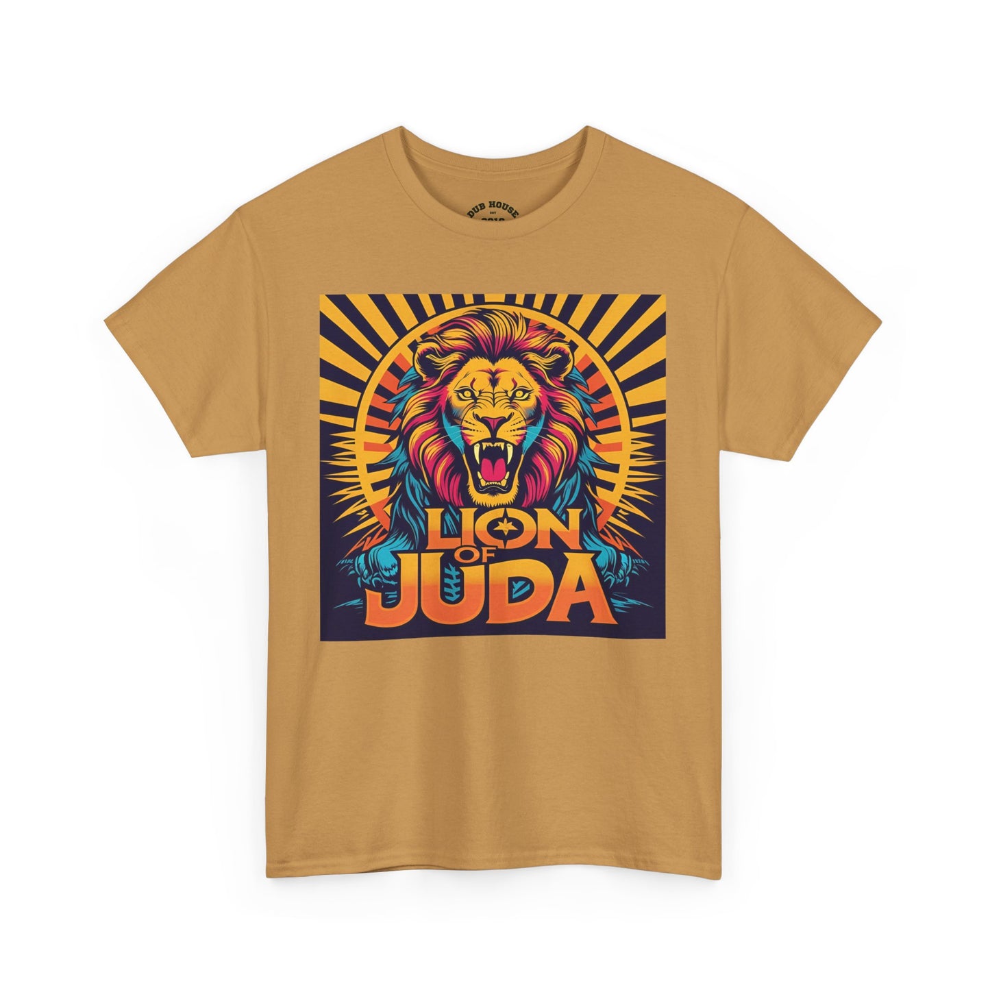 Lion of Judah Tee, Graphic T-Shirt for Faith, Unisex Casual Wear, Animal Lover Gift, Festival Apparel, Stylish Comfort