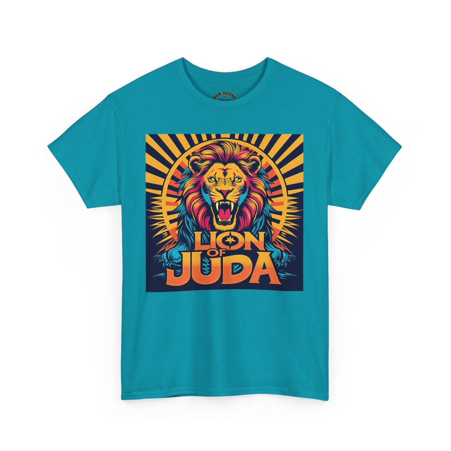 Lion of Judah Tee, Graphic T-Shirt for Faith, Unisex Casual Wear, Animal Lover Gift, Festival Apparel, Stylish Comfort