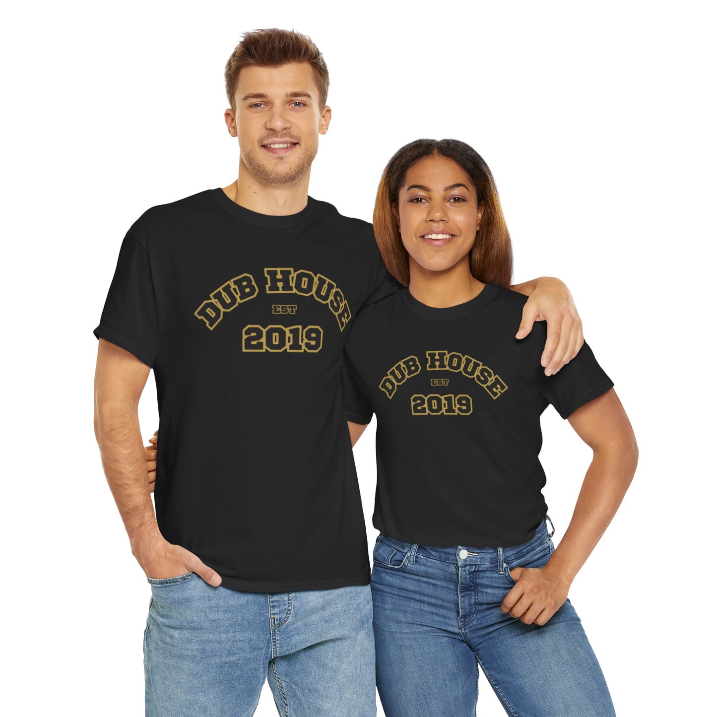 Dub House 2019 Unisex Heavy Cotton Tee, Casual Streetwear, Graphic Tee, Gift for Him/Her, Birthday, Summer Fashion