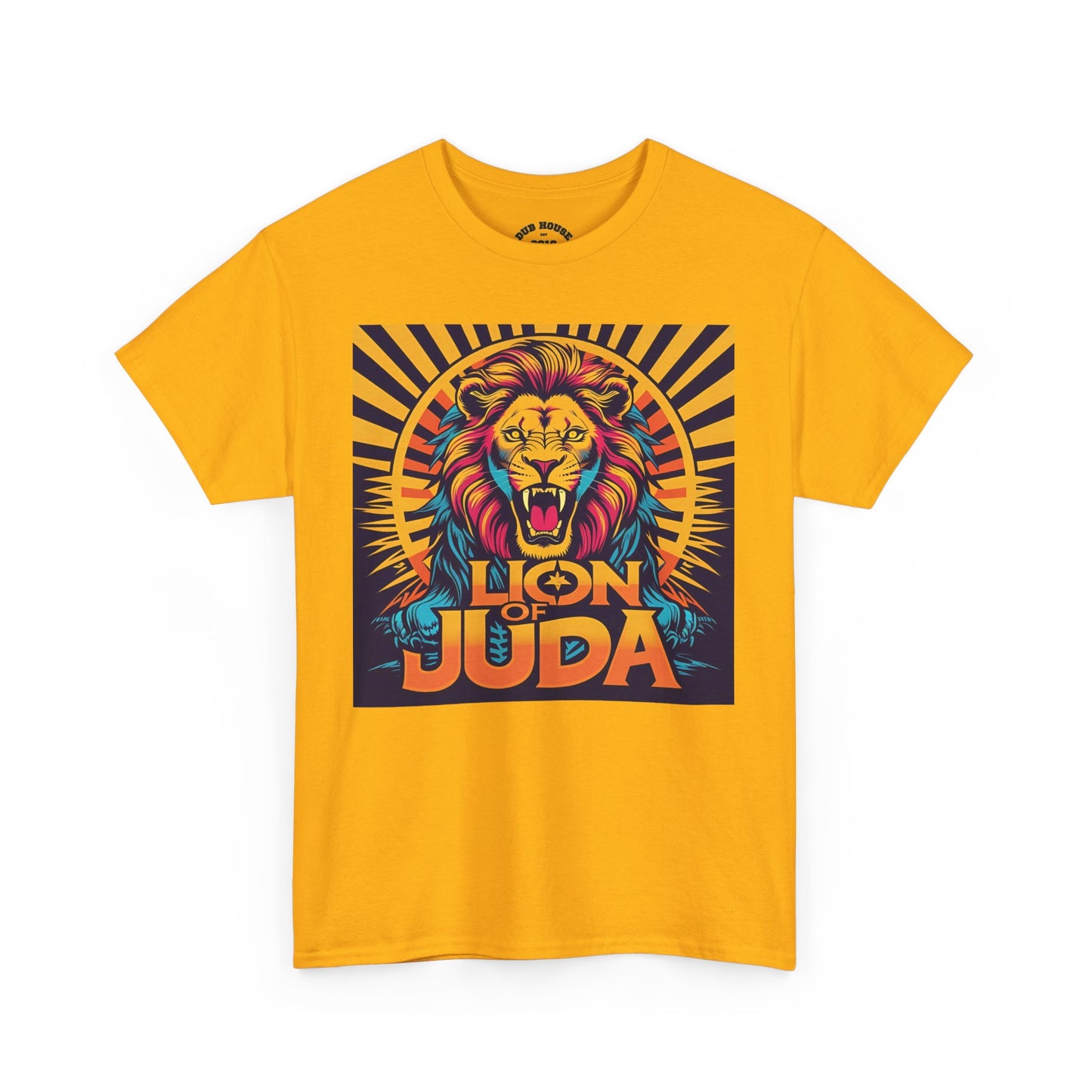 Lion of Judah Tee, Graphic T-Shirt for Faith, Unisex Casual Wear, Animal Lover Gift, Festival Apparel, Stylish Comfort