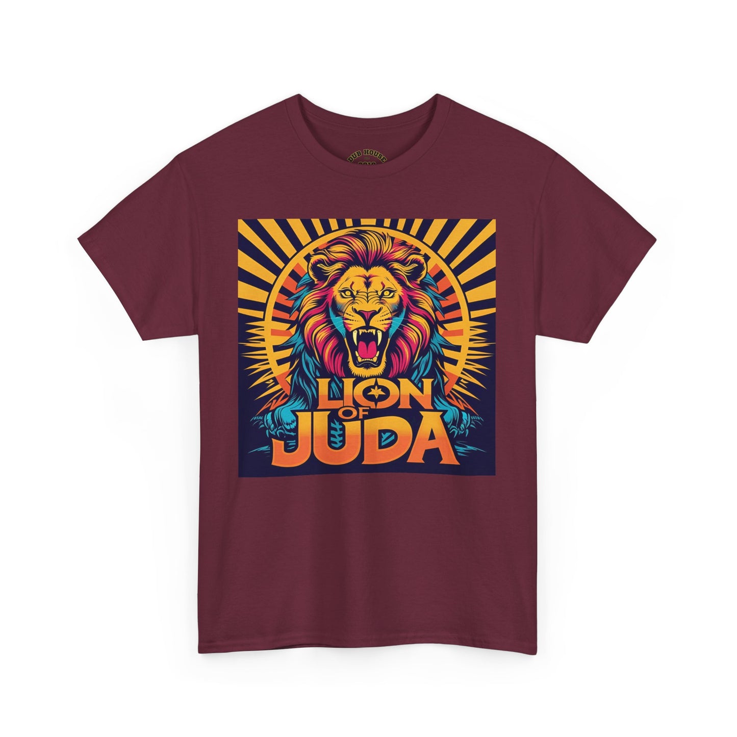 Lion of Judah Tee, Graphic T-Shirt for Faith, Unisex Casual Wear, Animal Lover Gift, Festival Apparel, Stylish Comfort