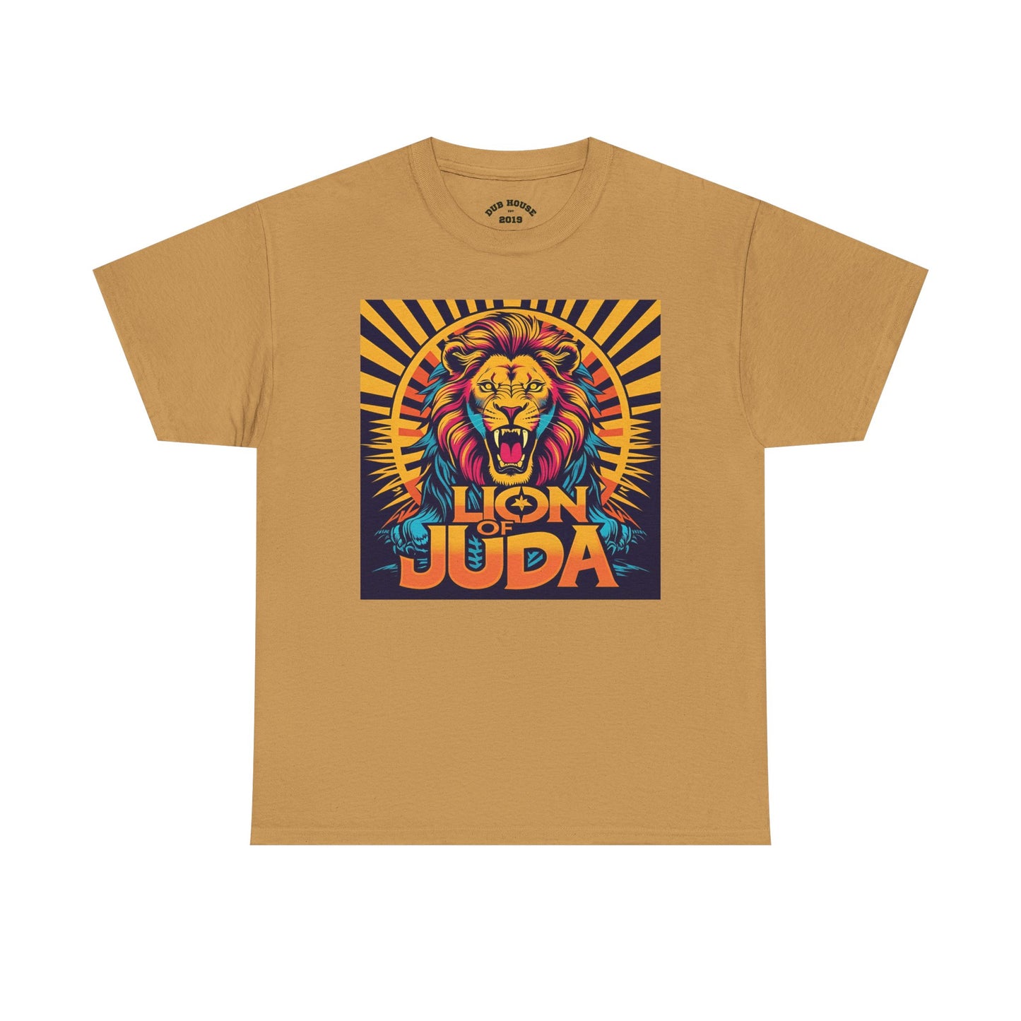 Lion of Judah Tee, Graphic T-Shirt for Faith, Unisex Casual Wear, Animal Lover Gift, Festival Apparel, Stylish Comfort