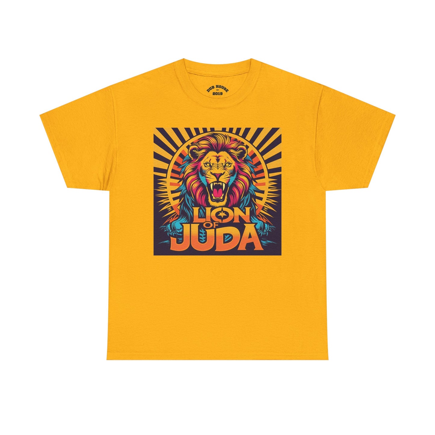 Lion of Judah Tee, Graphic T-Shirt for Faith, Unisex Casual Wear, Animal Lover Gift, Festival Apparel, Stylish Comfort