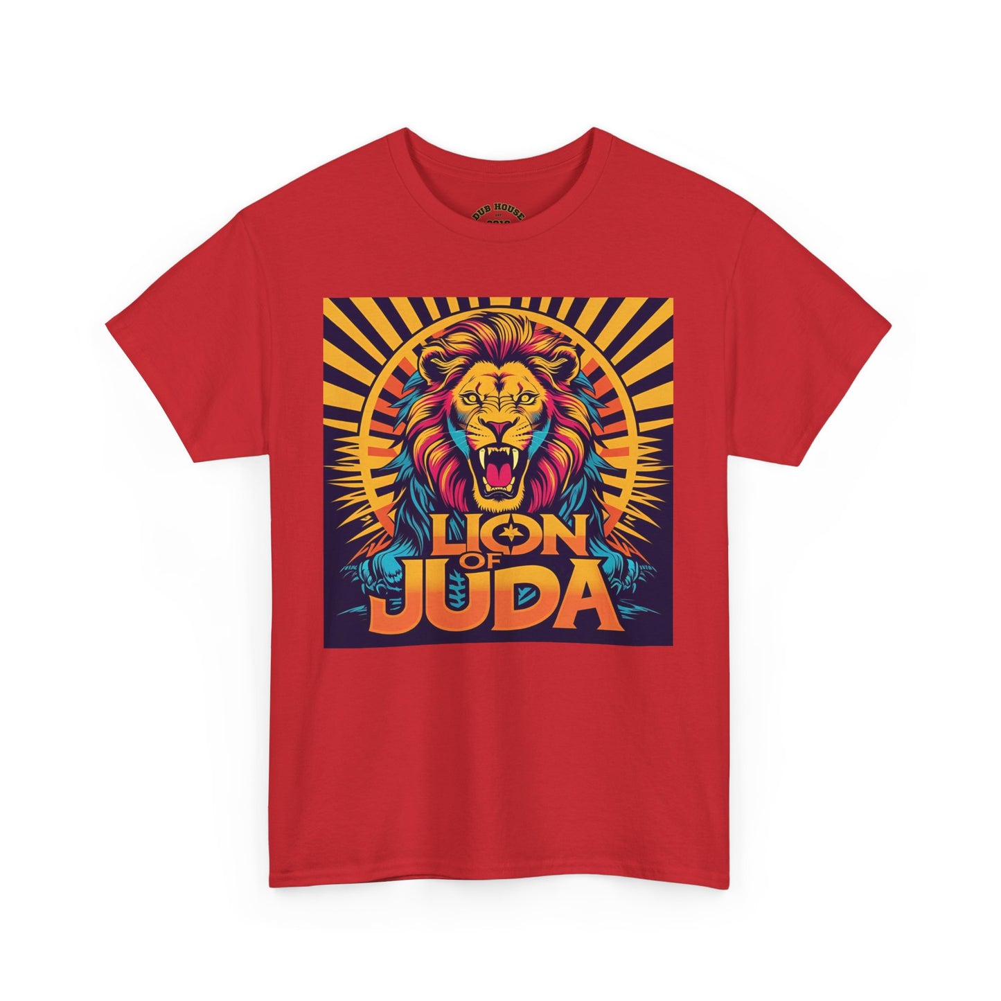 Lion of Judah Tee, Graphic T-Shirt for Faith, Unisex Casual Wear, Animal Lover Gift, Festival Apparel, Stylish Comfort