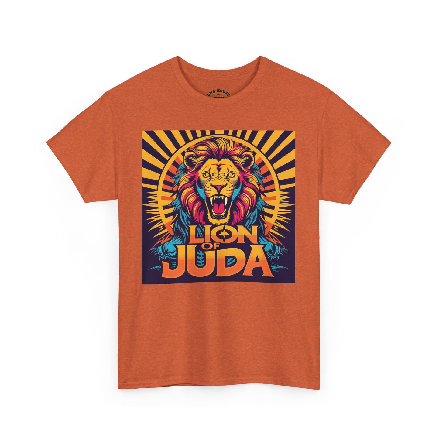Lion of Judah Tee, Graphic T-Shirt for Faith, Unisex Casual Wear, Animal Lover Gift, Festival Apparel, Stylish Comfort