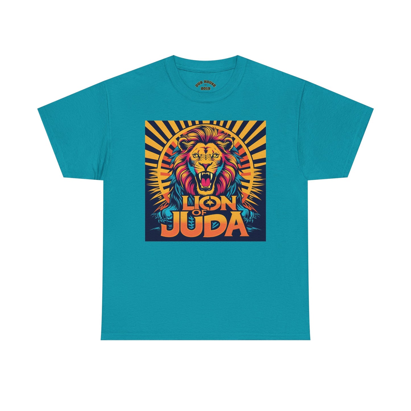Lion of Judah Tee, Graphic T-Shirt for Faith, Unisex Casual Wear, Animal Lover Gift, Festival Apparel, Stylish Comfort