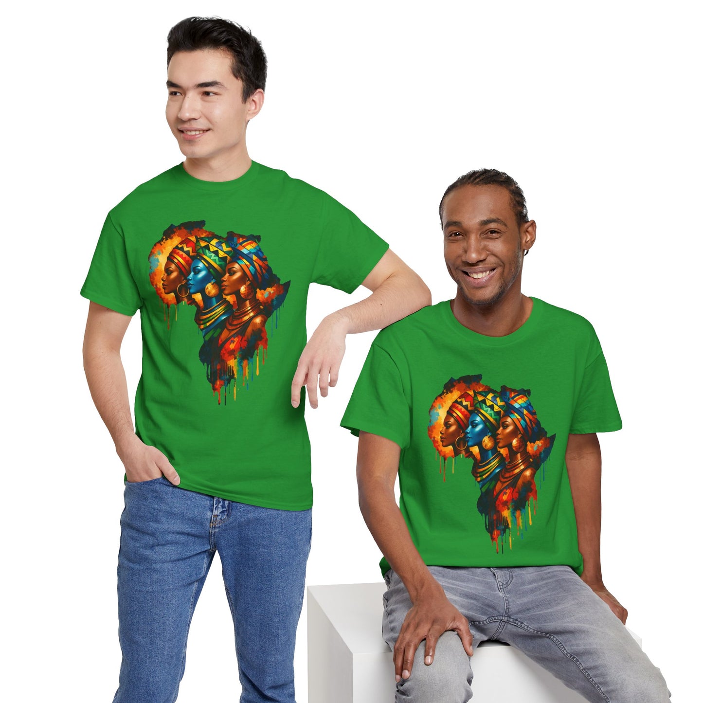 Alkebulan Queen Drip Tee