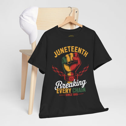Juneteenth Breaking Every Chain Tee