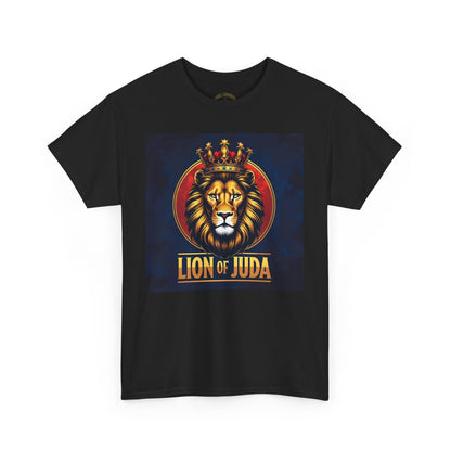 Lion of Judah Unisex Heavy Cotton Tee | Religious Tee, Christian Apparel, Men's & Women's Fashion, Perfect for Gifts, Casual Wear