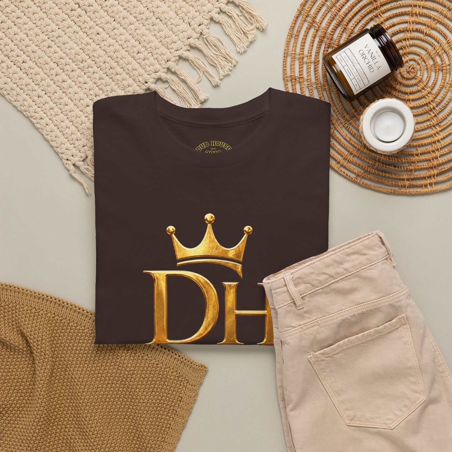 Dub House 2019 Gold Crown DH Logo Tee