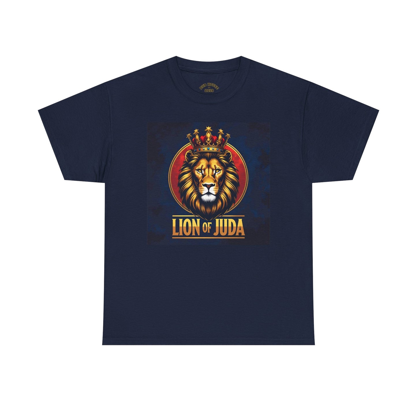 Lion of Judah Unisex Heavy Cotton Tee | Religious Tee, Christian Apparel, Men's & Women's Fashion, Perfect for Gifts, Casual Wear