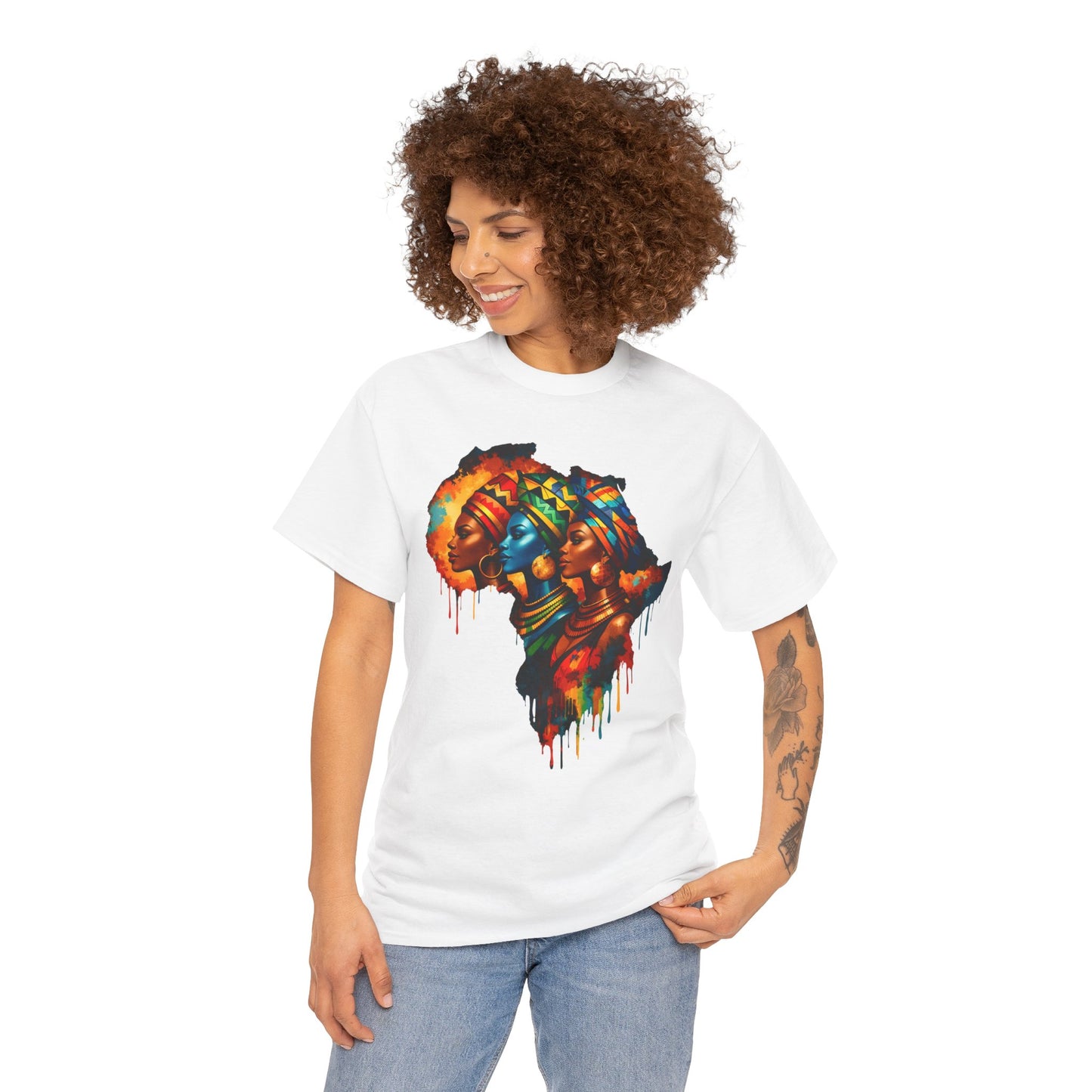 Alkebulan Queen Drip Tee