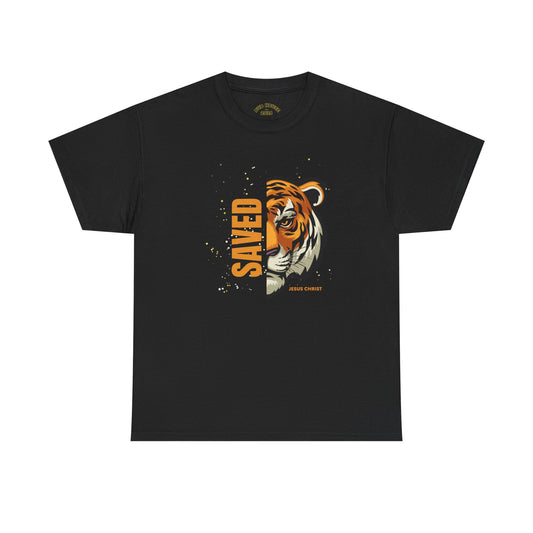 Saved Tiger Unisex Heavy Cotton Tee - Faith & Style