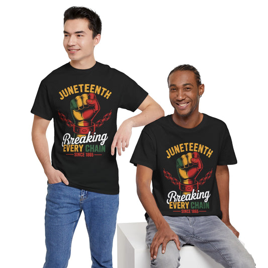 Juneteenth Breaking Every Chain Tee