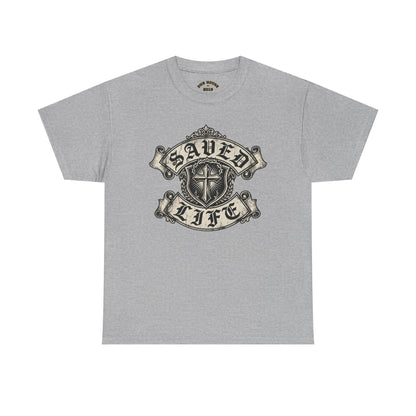 Saved Life Tee — Christian Cross