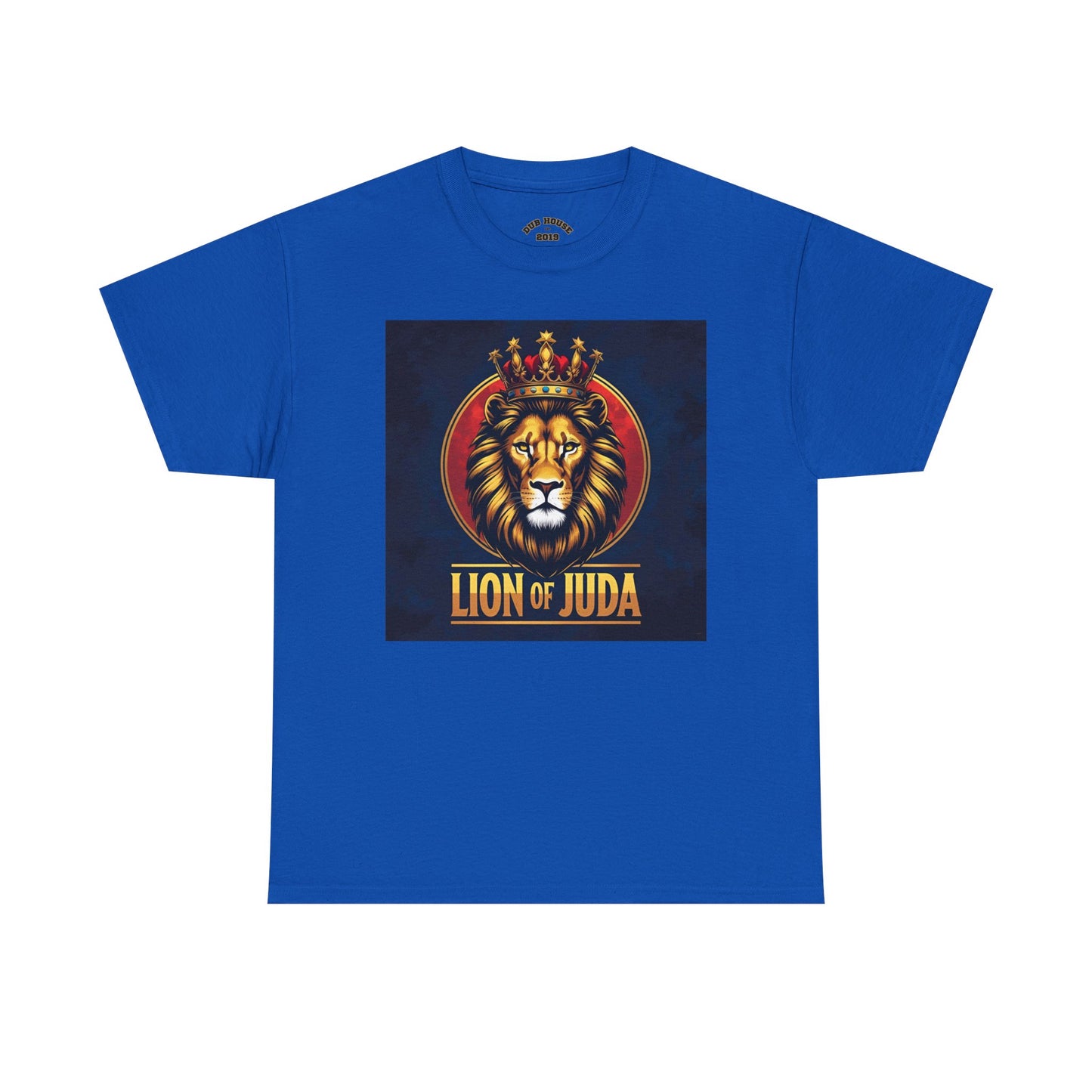 Lion of Judah Unisex Heavy Cotton Tee | Religious Tee, Christian Apparel, Men's & Women's Fashion, Perfect for Gifts, Casual Wear