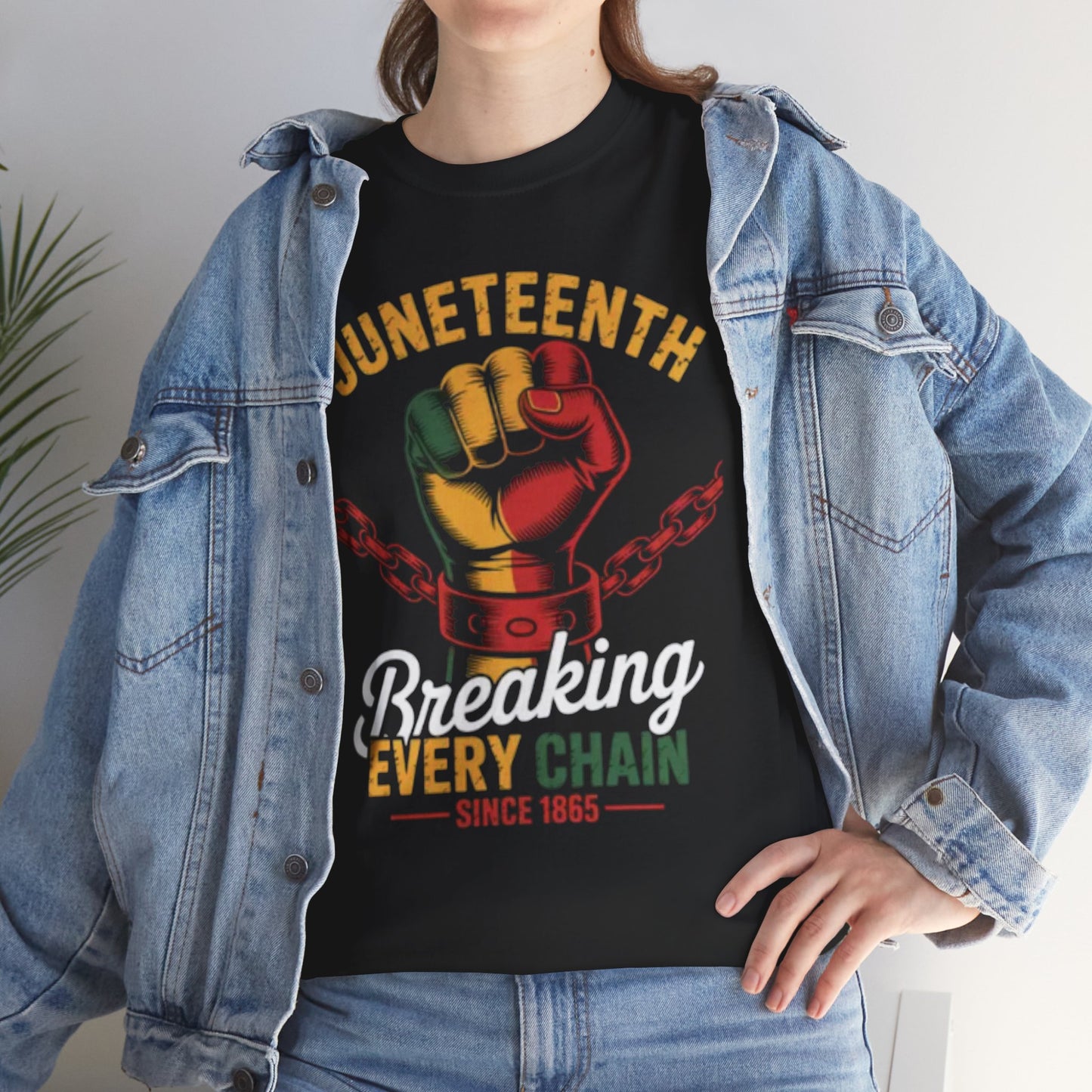 Juneteenth Breaking Every Chain Tee