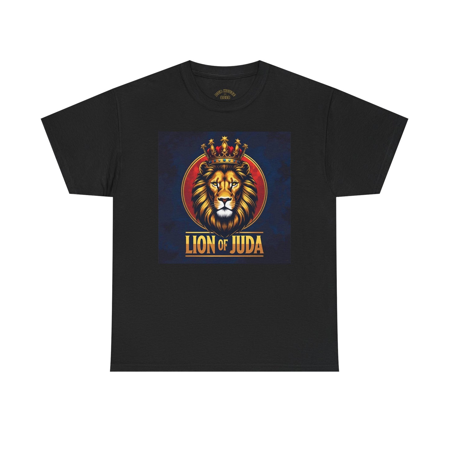 Lion of Judah Unisex Heavy Cotton Tee | Religious Tee, Christian Apparel, Men's & Women's Fashion, Perfect for Gifts, Casual Wear