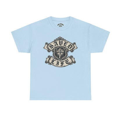 Saved Life Tee — Christian Cross