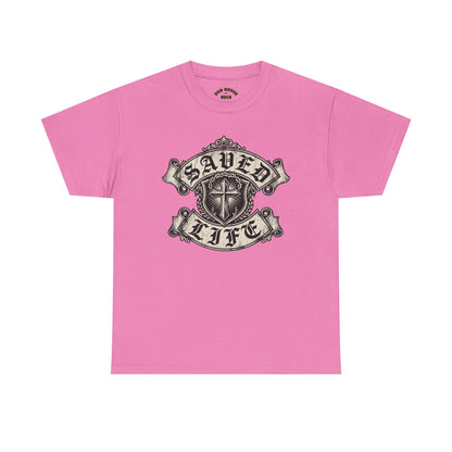 Saved Life Tee — Christian Cross