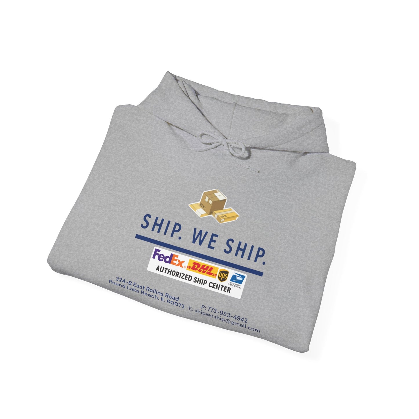 Ship. We Ship. Hoodie — Shipping Service Sweatshirt