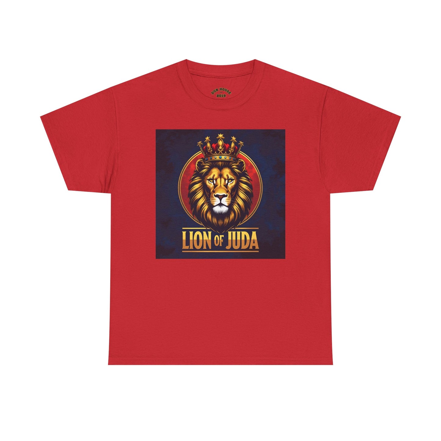 Lion of Judah Unisex Heavy Cotton Tee | Religious Tee, Christian Apparel, Men's & Women's Fashion, Perfect for Gifts, Casual Wear
