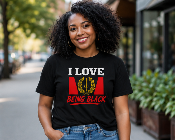 I Love Being Black Tee