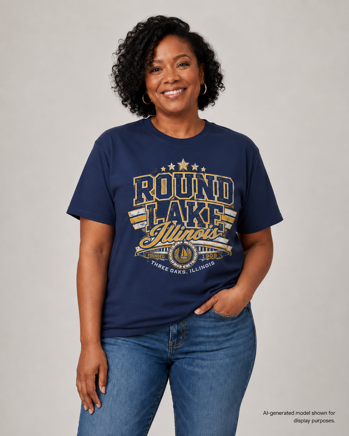 Hometown Pride Tee: Round Lake