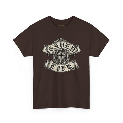 Saved Life Tee — Christian Cross