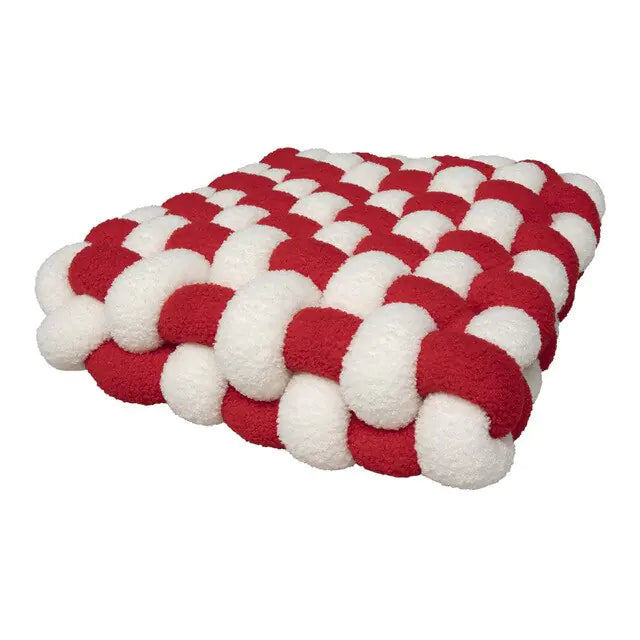 Bubble Kiss Soft Plush Knot Seat Cushion