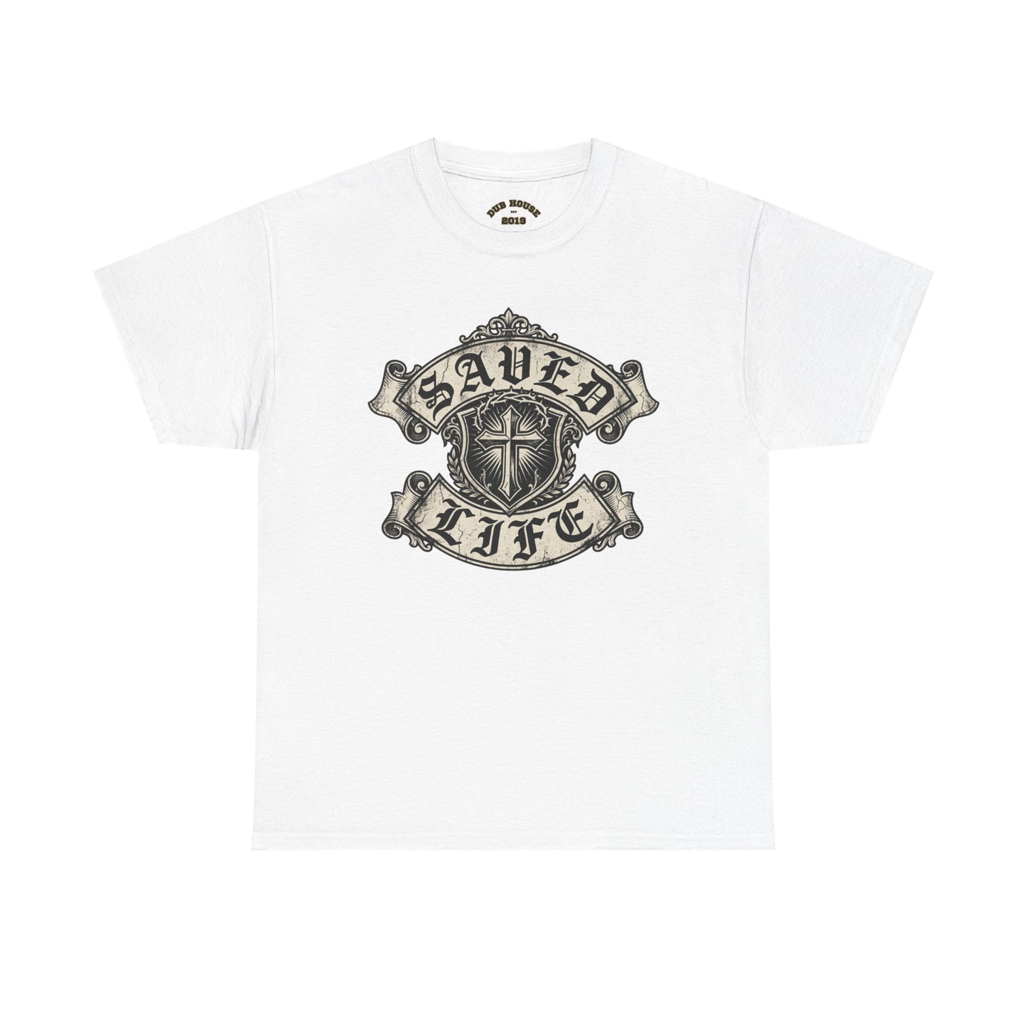 Saved Life Tee — Christian Cross