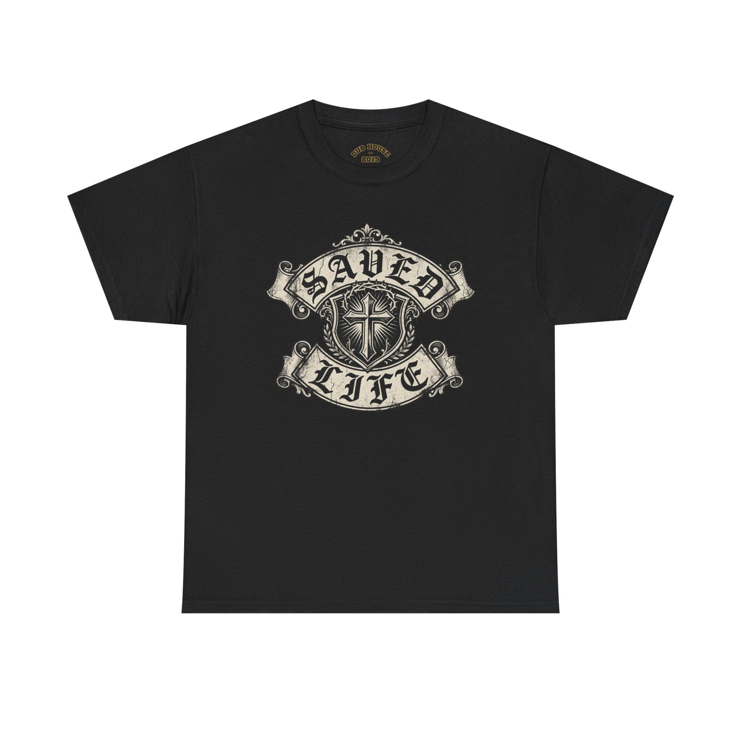 Saved Life Tee — Christian Cross