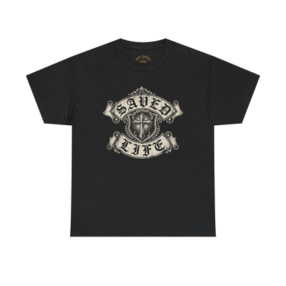 Saved Life Tee — Christian Cross