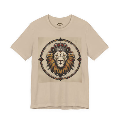 Majestic Lion Unisex Tee, Nature Lover Shirt, Animal Pride T-Shirt, Courageous Spirit Apparel, Birthday Gift, Lion Artwork Clothing