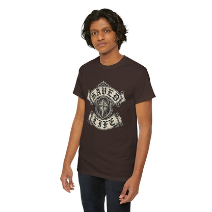 Saved Life Tee — Christian Cross