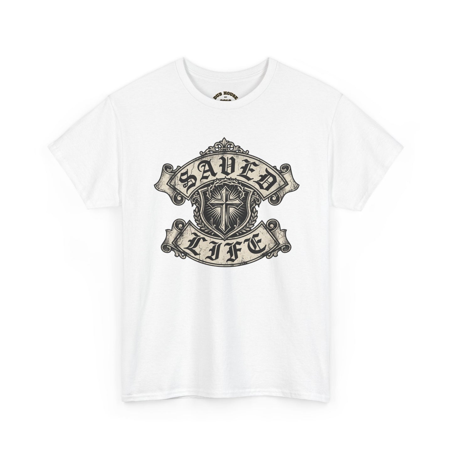 Saved Life Tee — Christian Cross
