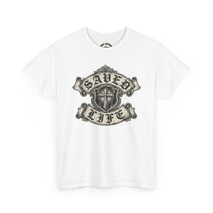 Saved Life Tee — Christian Cross