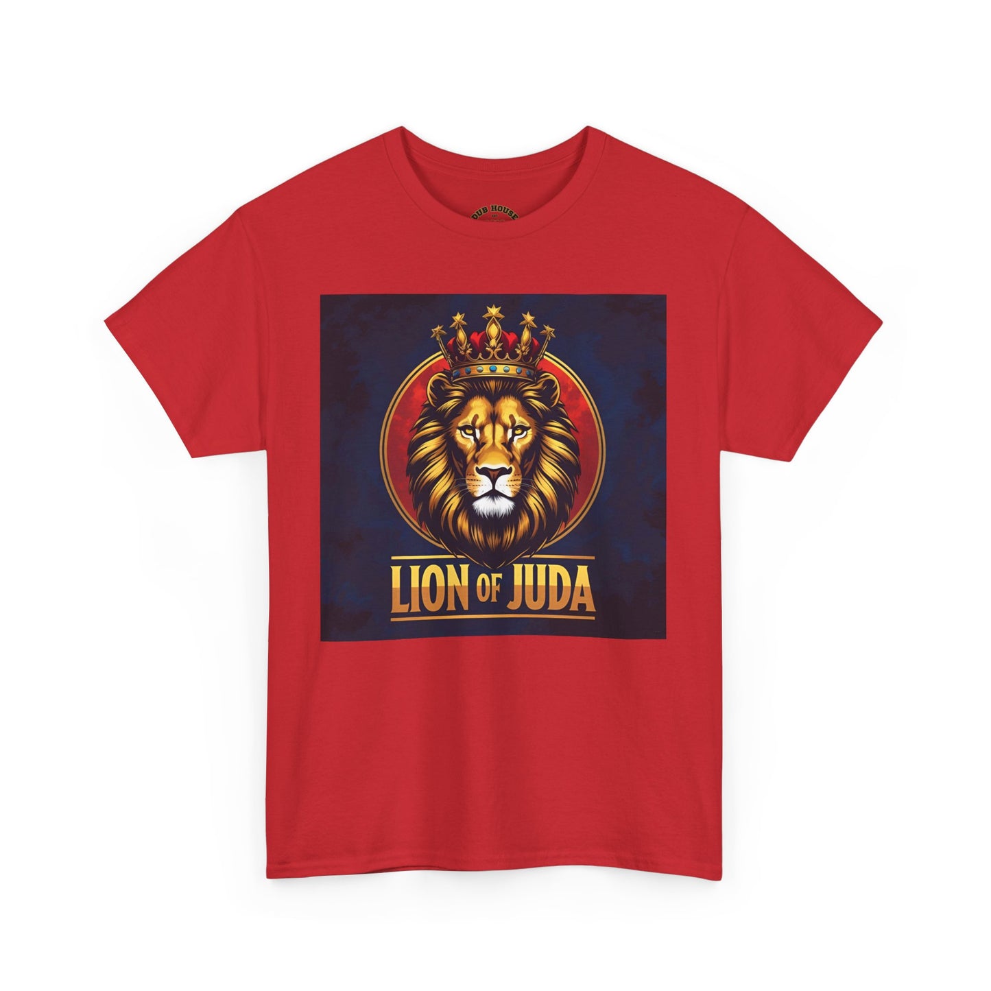 Lion of Judah Unisex Heavy Cotton Tee | Religious Tee, Christian Apparel, Men's & Women's Fashion, Perfect for Gifts, Casual Wear