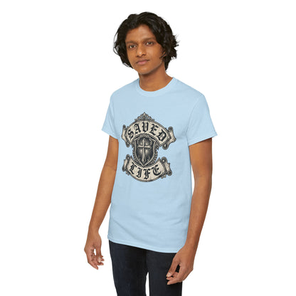 Saved Life Tee — Christian Cross