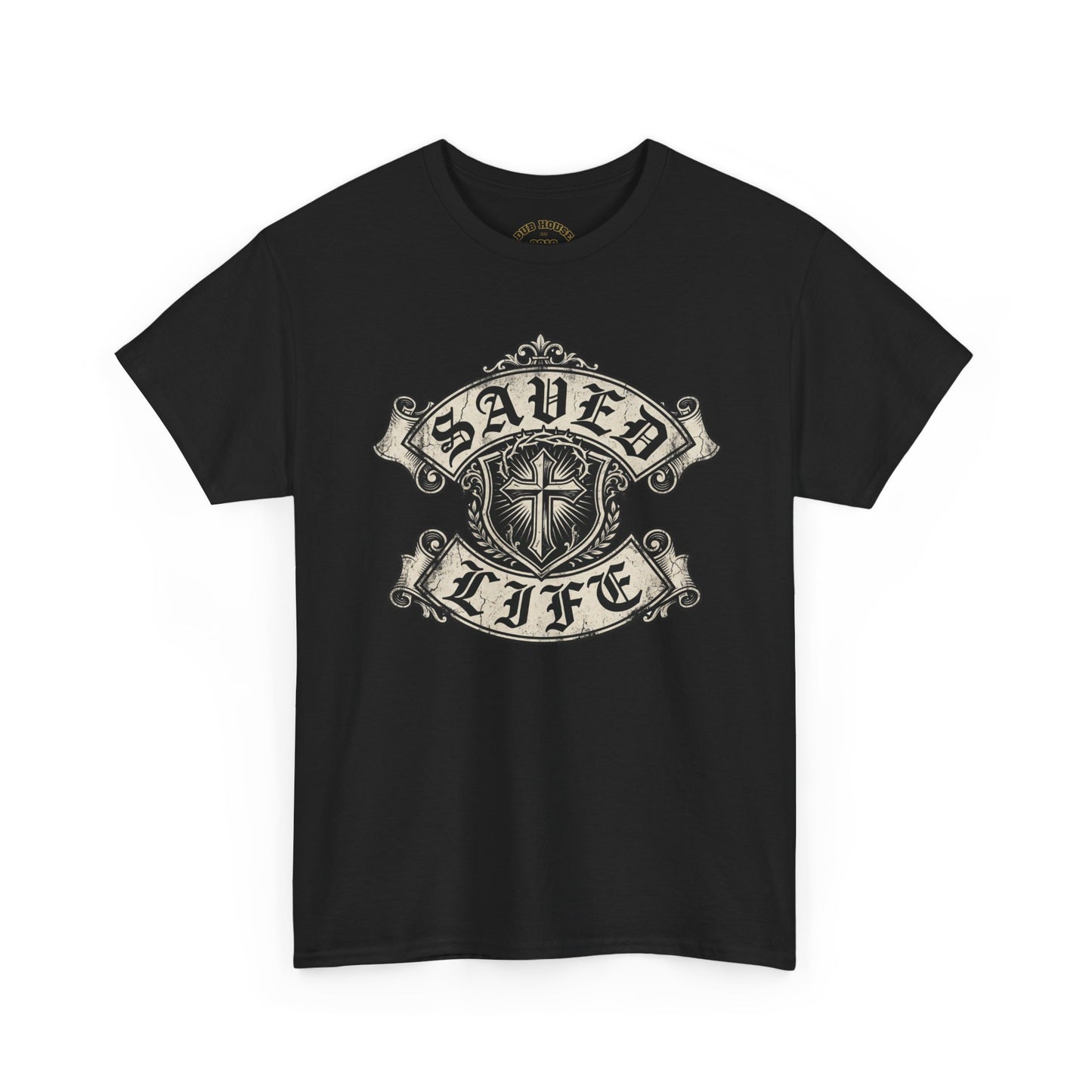 Saved Life Tee — Christian Cross
