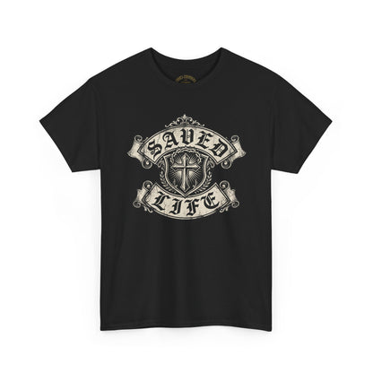 Saved Life Tee — Christian Cross