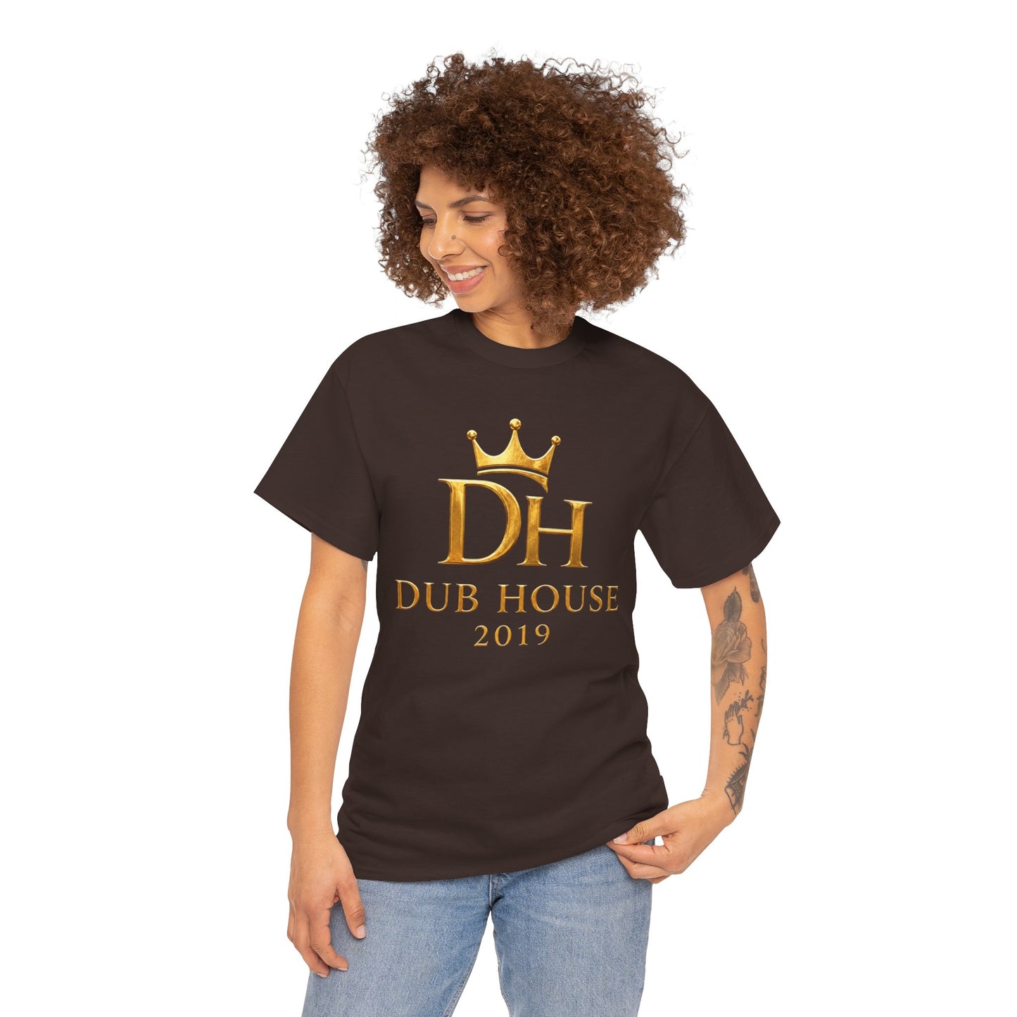Dub House 2019 Gold Crown DH Logo Tee