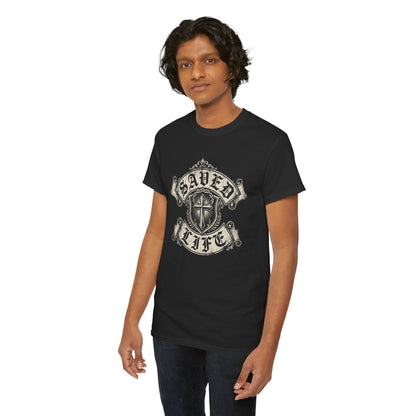 Saved Life Tee — Christian Cross
