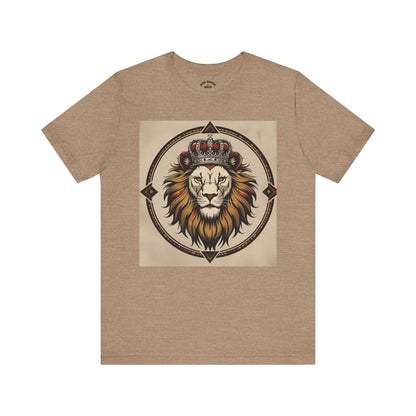 Majestic Lion Unisex Tee, Nature Lover Shirt, Animal Pride T-Shirt, Courageous Spirit Apparel, Birthday Gift, Lion Artwork Clothing