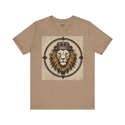 Majestic Lion Unisex Tee, Nature Lover Shirt, Animal Pride T-Shirt, Courageous Spirit Apparel, Birthday Gift, Lion Artwork Clothing