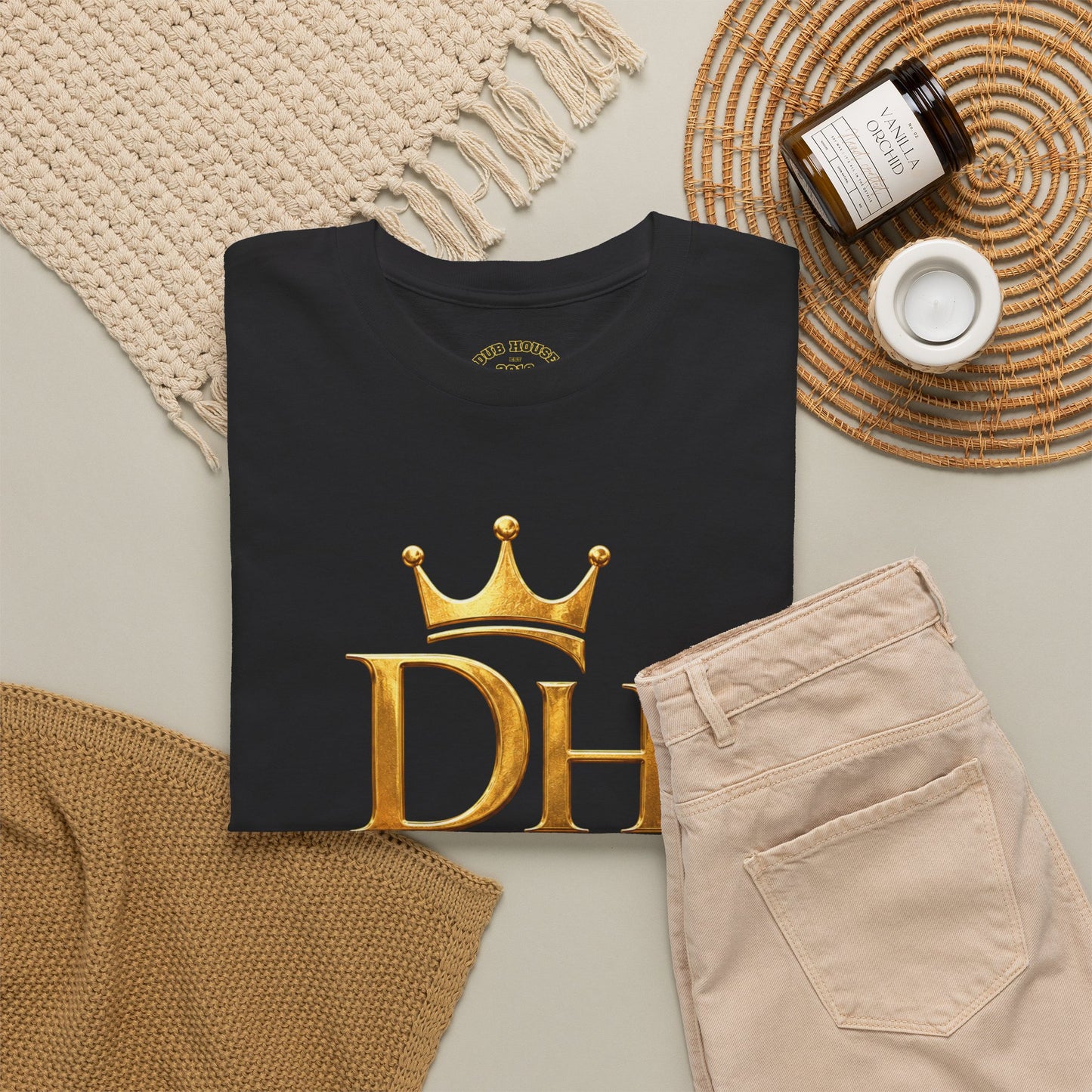 Dub House 2019 Gold Crown DH Logo Tee