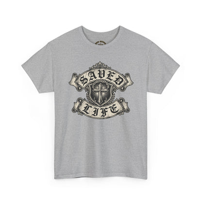 Saved Life Tee — Christian Cross
