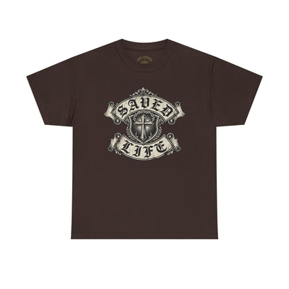 Saved Life Tee — Christian Cross